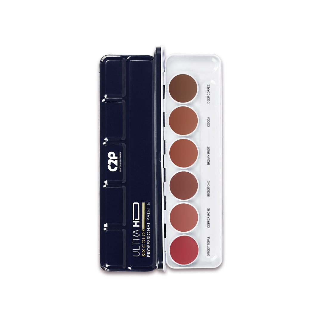 Ultra HD 6-Color Lip Palette – Create, Blend, and Shine with Long-Lasting, Hydrated Color