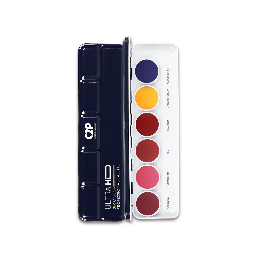 Ultra HD 6-Color Lip Palette – Create, Blend, and Shine with Long-Lasting, Hydrated Color