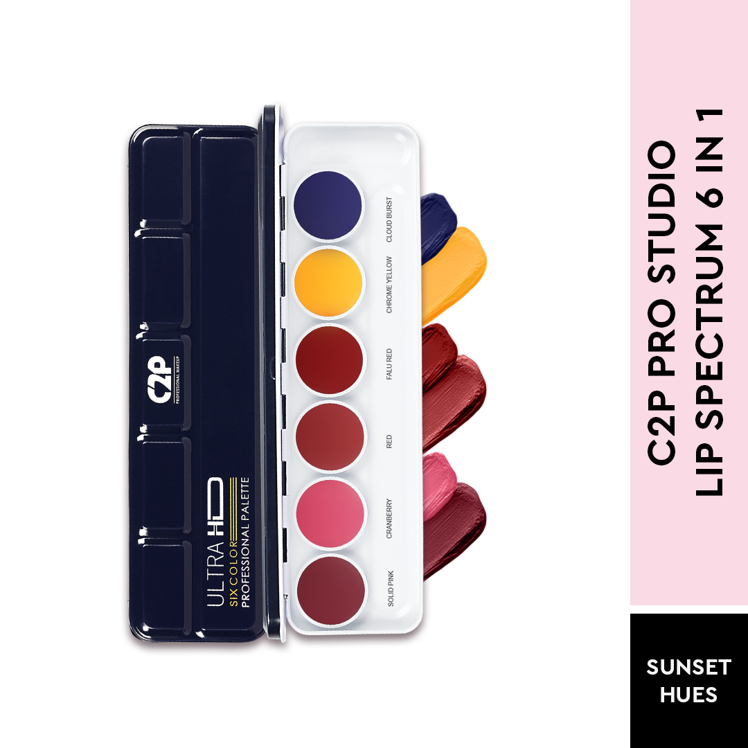 Ultra HD 6-Color Lip Palette – Create, Blend, and Shine with Long-Lasting, Hydrated Color