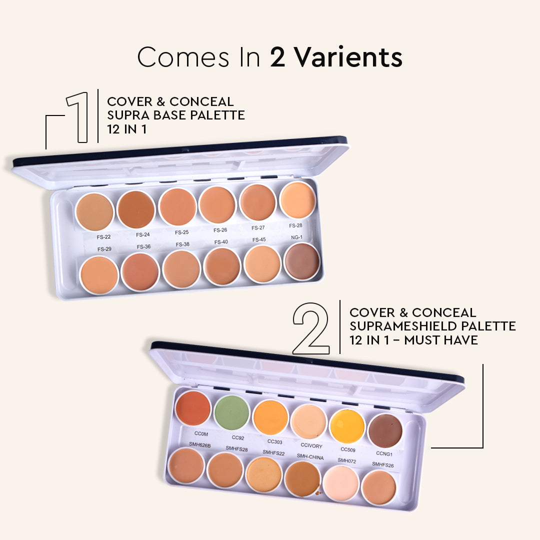 COVER &amp; CONCEAL SUPRA BASE PALETTE (METAL)