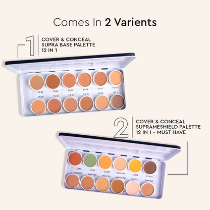 COVER &amp; CONCEAL SUPRA BASE PALETTE (METAL)