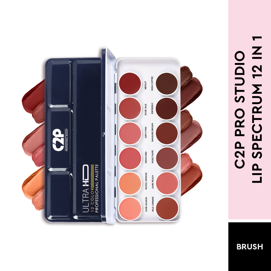 Ultra HD 6-Color Lip Palette – Create, Blend, and Shine with Long-Lasting, Hydrated Color