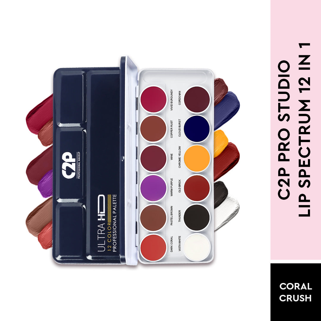 Ultra HD 12-Color Lip Palette – Create, Blend, and Shine with Long-Lasting, Hydrated Color