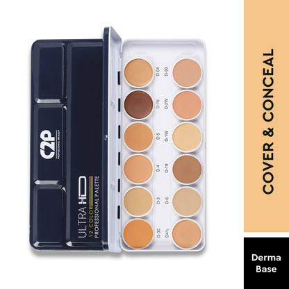 COVER &amp; CONCEAL DERMA BASE PALETTE (METAL)